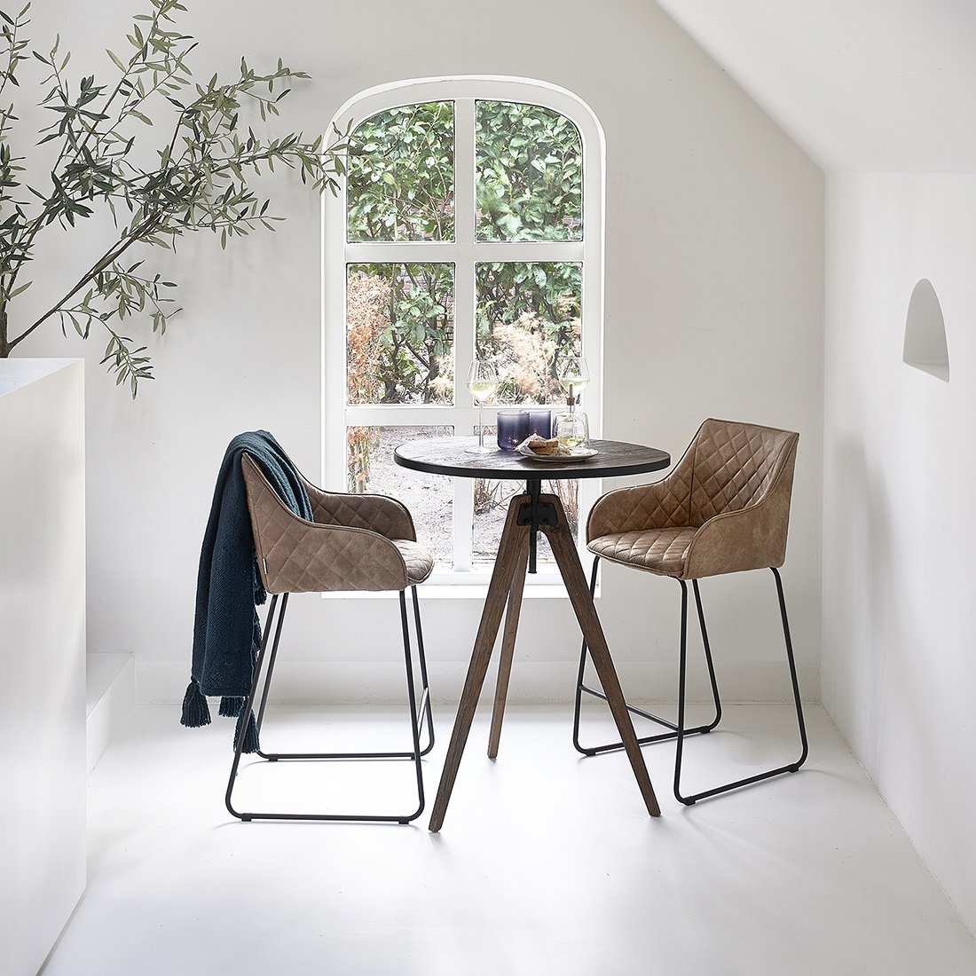 Riviera Maison Barhocker Frisco Drive Camel Pellini-www.Stil-Ambiente.de-