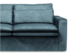 Riviera Maison 2,5-Sitzer-Sofa Continental, Petrol-8720142207250-Stil-Ambiente-4808002
