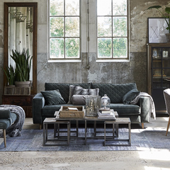 Riviera Maison 2,5-Sitzer-Sofa Kendall, Petrol-8718056611423-Stil-Ambiente-4218003