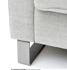 Riviera Maison 2,5-Sitzer-Sofa West Houston, Ash Grey-8718056493623-Stil-Ambiente-3908006