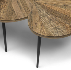 Riviera Maison Couchtisch Palm Springs, Set von 3-8720794115163-Stil-Ambiente-547130