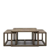 Riviera Maison Couchtisch Set Romora Bay 80x80CM-8720794061897-Stil-Ambiente-537540