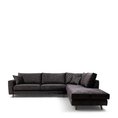 Riviera Maison Ecksofa Rechts Kendall, Grimaldi Grey-Riviera Maison-8720142054878-Stil-Ambiente-6378011