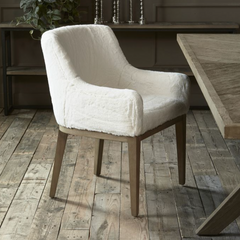 Riviera Maison Esstischstuhl Whistler, Snow, Faux Fur-8720794108028-Stil-Ambiente-9739001