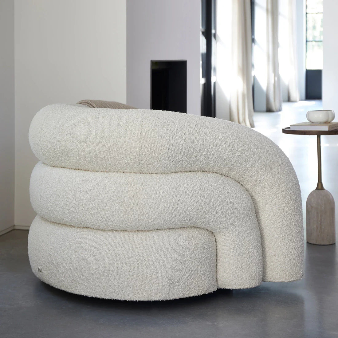 Riviera Maison armchair Vittorio, white