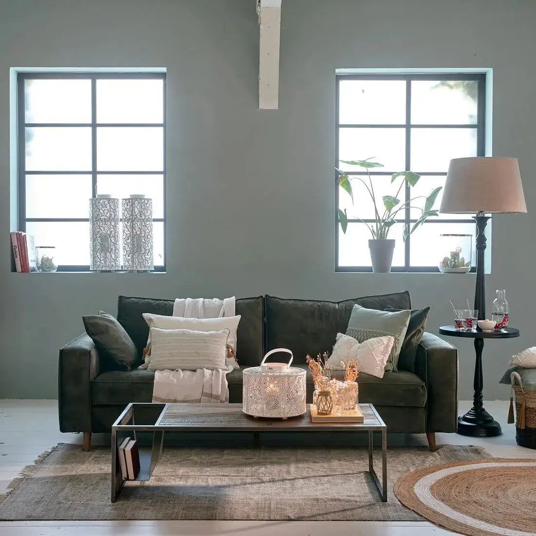 Riviera Maison 3.5-seater sofa Kendall, Ivy