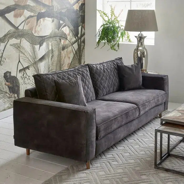 Riviera Maison 3,5-Sitzer-Sofa Kendall, Grimaldi Grey