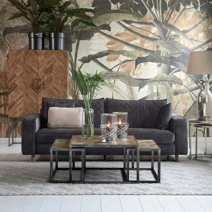 Riviera Maison 3,5-Sitzer-Sofa Kendall, Grimaldi Grey