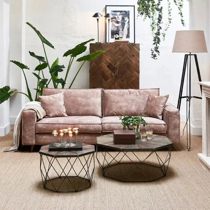 Riviera Maison 3,5-Sitzer-Sofa Kendall, Flanders Flax