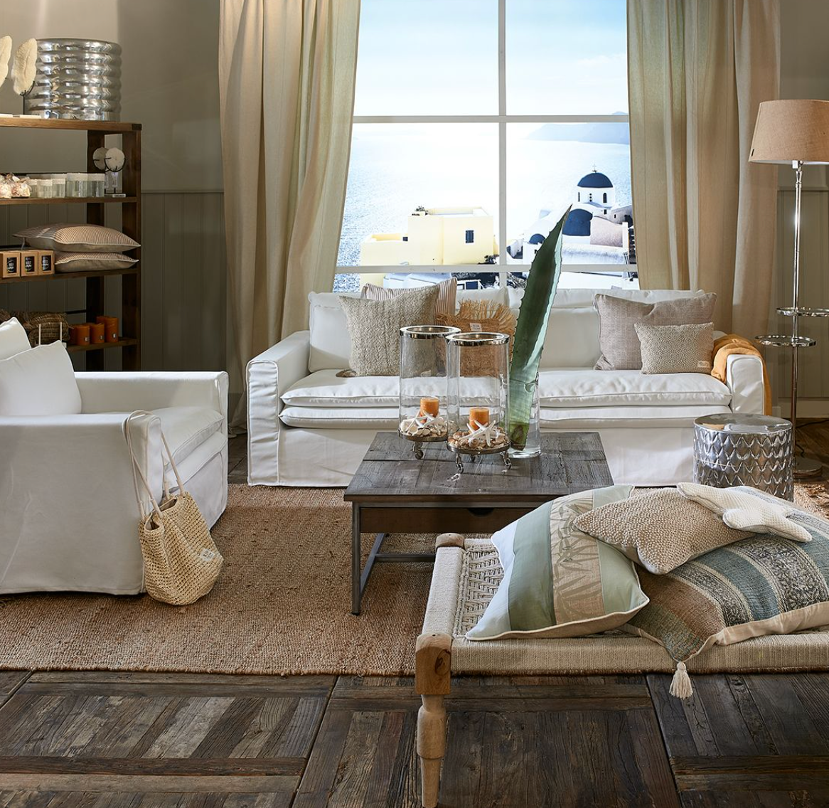 Riviera Maison 2,5-Sitzer-Sofa Continental, Ash Grey-8720142206826-Stil-Ambiente-4761005