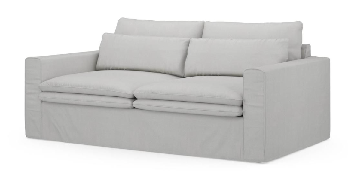 Riviera Maison 2,5-Sitzer-Sofa Continental, Ash Grey-8720142206826-Stil-Ambiente-4761005