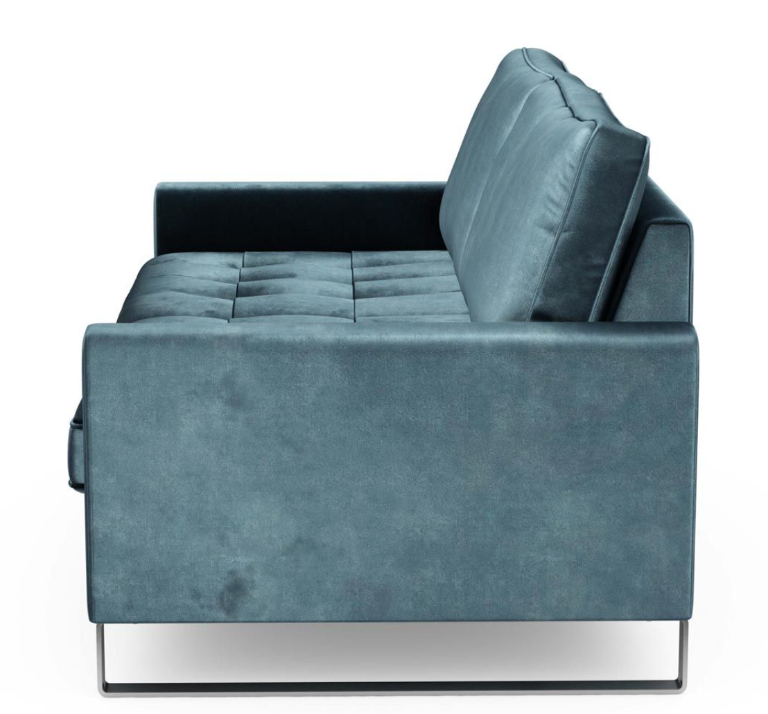 Riviera Maison 2,5-Sitzer-Sofa West Houston, Petrol-8718056666508-Stil-Ambiente-4484002