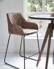 Riviera Maison Barhocker Frisco Drive, Coffee, Pellini-8720142272029-Stil-Ambiente-5362002