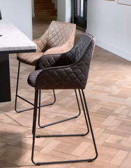 Riviera Maison Barhocker Frisco Drive, Espresso, Pellini-8720142272036-Stil-Ambiente-5362003