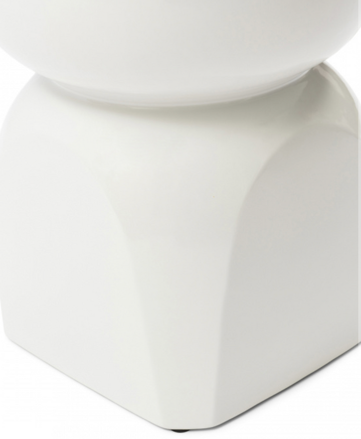 Riviera Maison Beistelltisch Porto Reinweiß 37cm-8720794166554-Stil-Ambiente-555350
