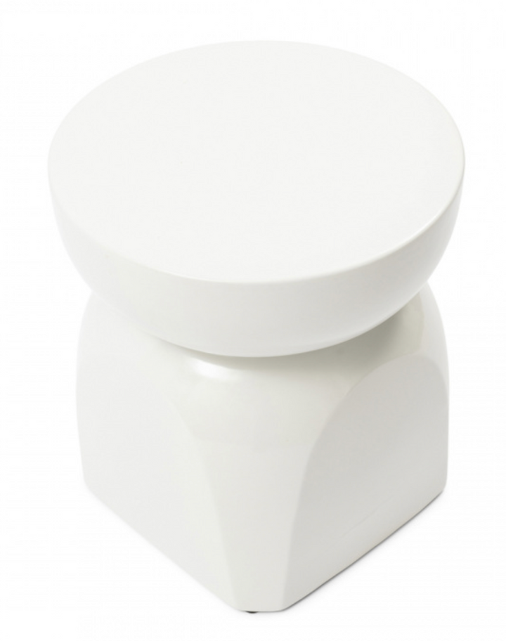 Riviera Maison Beistelltisch Porto Reinweiß 37cm-8720794166554-Stil-Ambiente-555350