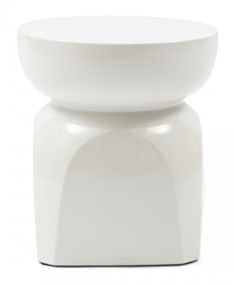 Riviera Maison Beistelltisch Porto Reinweiß 37cm-8720794166554-Stil-Ambiente-555350