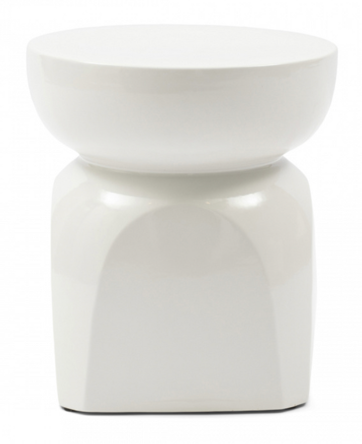 Riviera Maison Beistelltisch Porto Reinweiß 37cm-8720794166554-Stil-Ambiente-555350