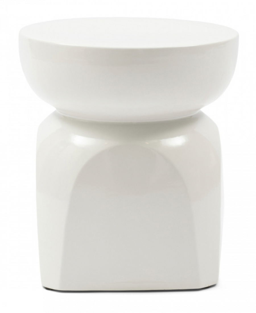 Riviera Maison Beistelltisch Porto Reinweiß 37cm-8720794166554-Stil-Ambiente-555350