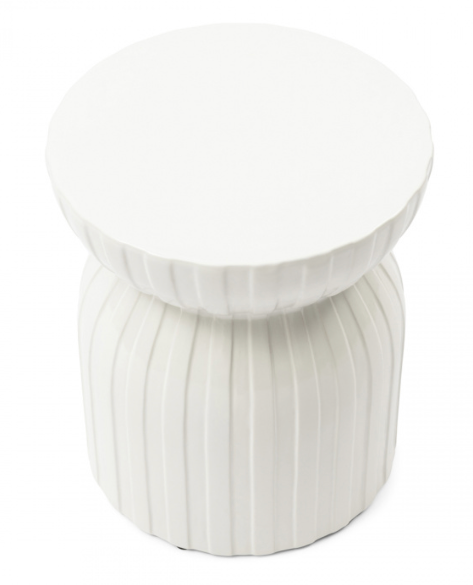 Riviera Maison Beistelltisch Sintra Reinweiß 35cm-8720794166301-Stil-Ambiente-555390