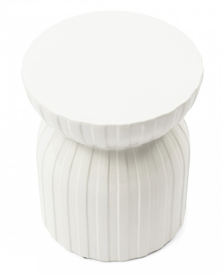 Riviera Maison Beistelltisch Sintra Reinweiß 35cm-8720794166301-Stil-Ambiente-555390
