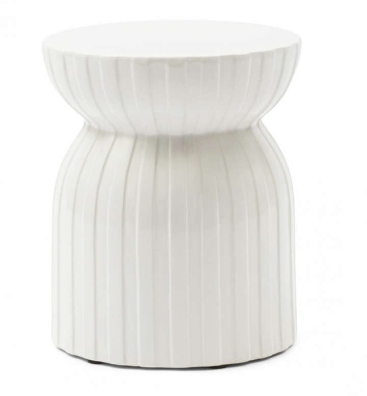 Riviera Maison Beistelltisch Sintra Reinweiß 35cm-8720794166301-Stil-Ambiente-555390