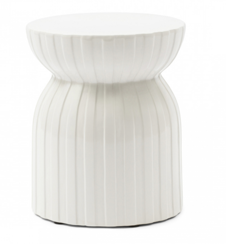 Riviera Maison Beistelltisch Sintra Reinweiß 35cm-8720794166301-Stil-Ambiente-555390