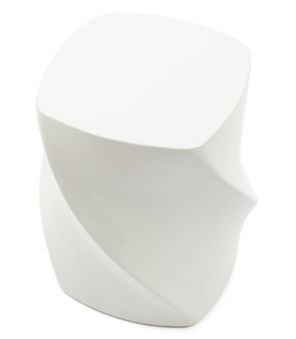 Riviera Maison Beistelltisch Vigo Reinweiß 40cm-8720794166578-Stil-Ambiente-555380