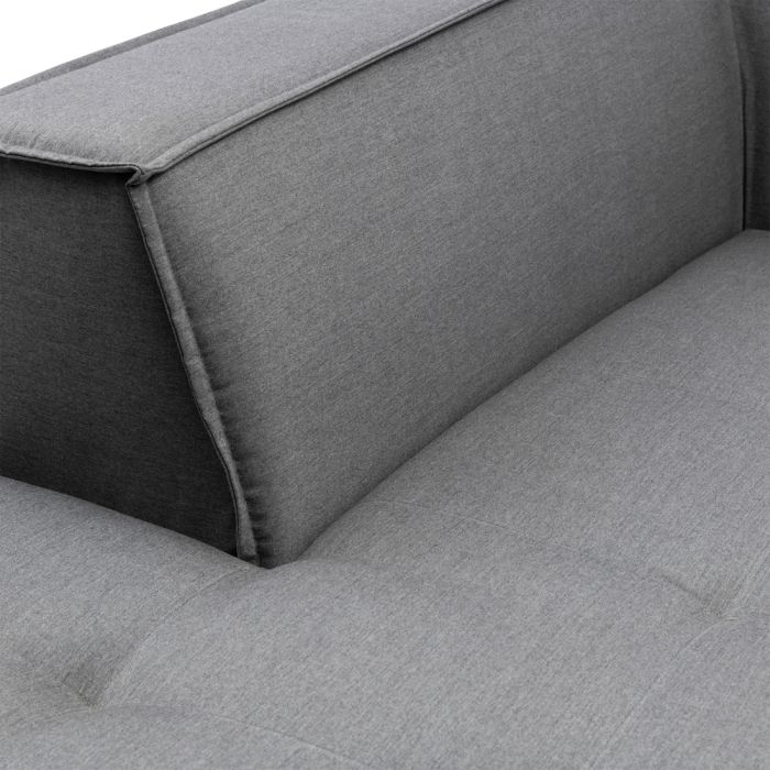 Riviera Maison Bellagio Outdoor Chaise Longue Left, sunbrella solid, flanelle-8720142126360-Stil-Ambiente-7318002