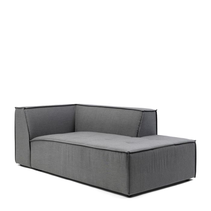 Riviera Maison Bellagio Outdoor Chaise Longue Right, sunbrella solid, flanelle-8720142126476-Stil-Ambiente-7321002