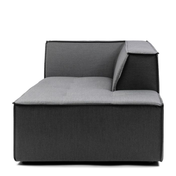 Riviera Maison Bellagio Outdoor Chaise Longue Right, sunbrella solid, flanelle-8720142126476-Stil-Ambiente-7321002