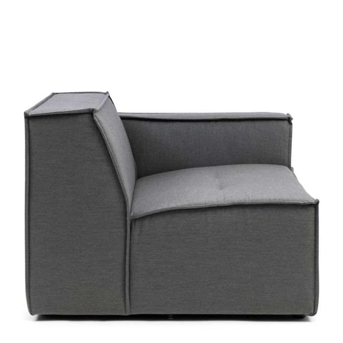 Riviera Maison Bellagio Outdoor Corner Right, sunbrella solid, flanelle-8720142126261-Stil-Ambiente-7315002