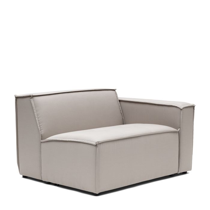 Riviera Maison Bellagio Outdoor Corner Right, sunbrella solid, stone-8720142126254-Stil-Ambiente-7315001