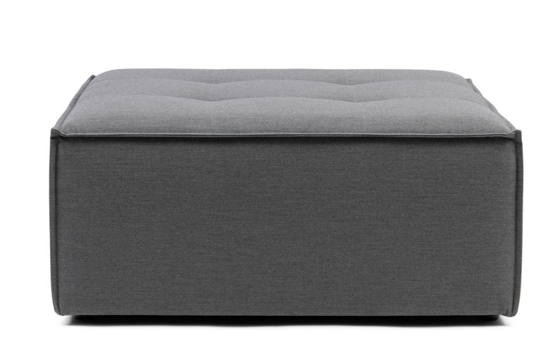 Riviera Maison Bellagio Outdoor Footstool, sunbrella solid, flanelle-8720142126582-Stil-Ambiente-7324002