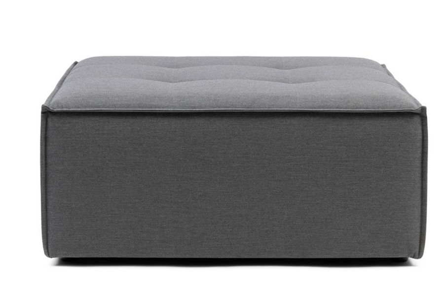 Riviera Maison Bellagio Outdoor Footstool, sunbrella solid, flanelle-8720142126582-Stil-Ambiente-7324002