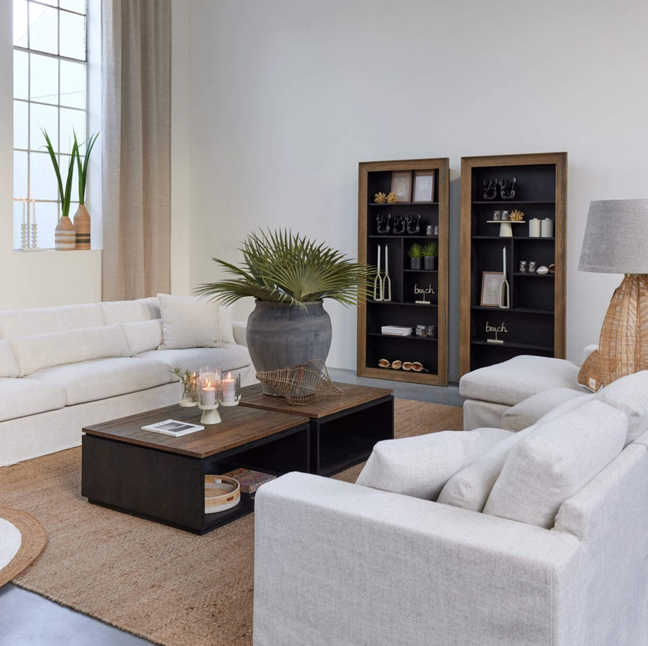 Riviera Maison Bücherschrank Eivissa, L-8720142162450-Stil-Ambiente-519960