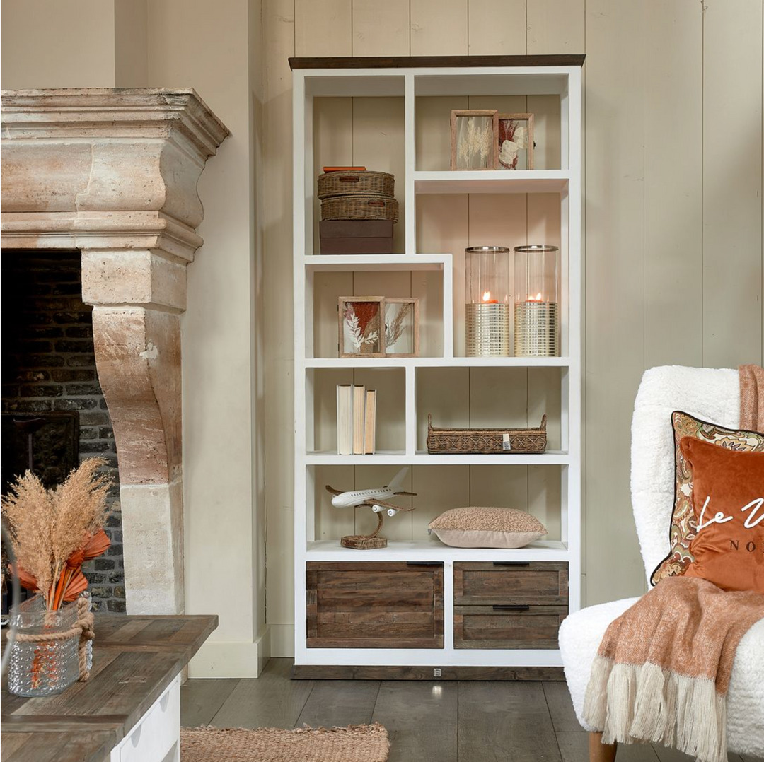Riviera Maison Bücherschrank Metropolitan-8720142199265-Stil-Ambiente-452240