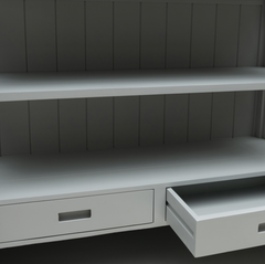 Riviera Maison Buffetschrank Bedford Weiß-8720794099128-Stil-Ambiente-538560