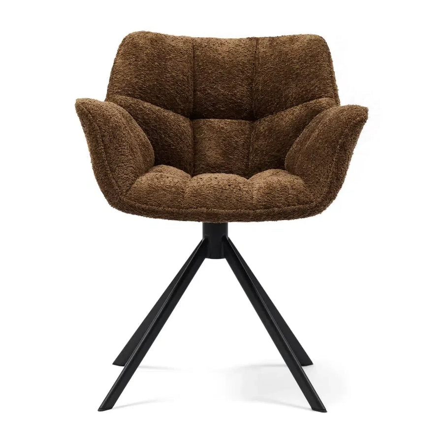 Riviera Maison Carnaby Drehbarer Esszimmerstuhl Umber Brown-8720794251281-www.Stil-Ambiente.de-31714003