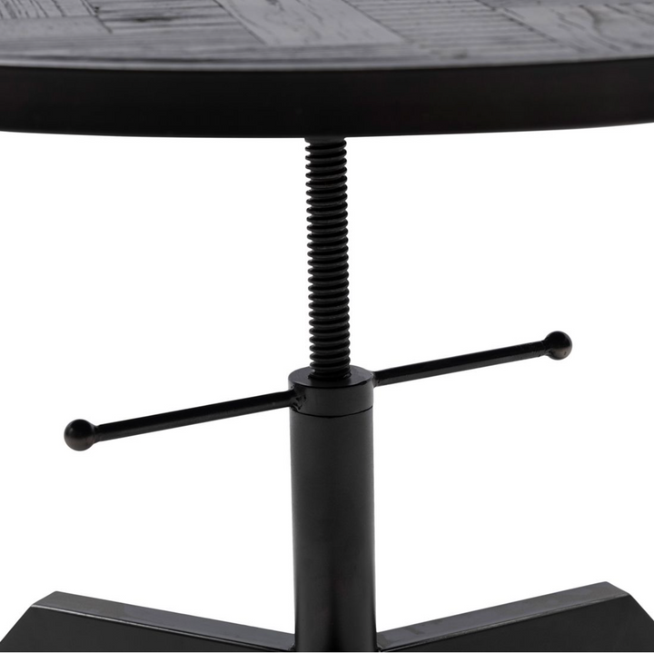 Riviera Maison Couchtisch Kirkwood, Schwarz, Ø80-8720142271565-Stil-Ambiente-472070