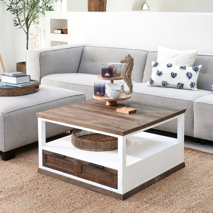Riviera Maison Couchtisch Metropolitan, 80x80-8720142213893-Stil-Ambiente-455960
