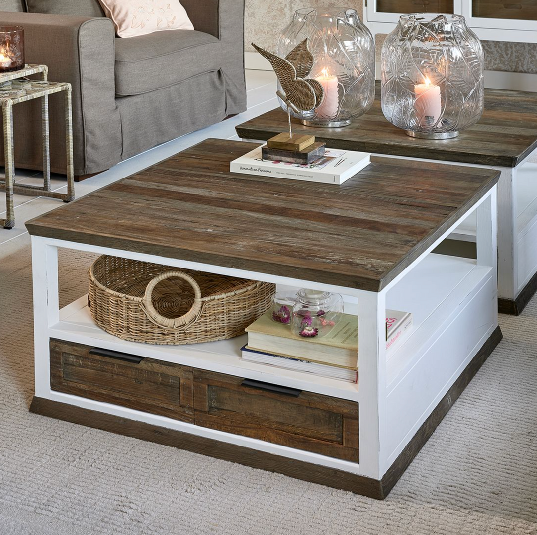 Riviera Maison Couchtisch Metropolitan, 80x80-8720142213893-Stil-Ambiente-455960