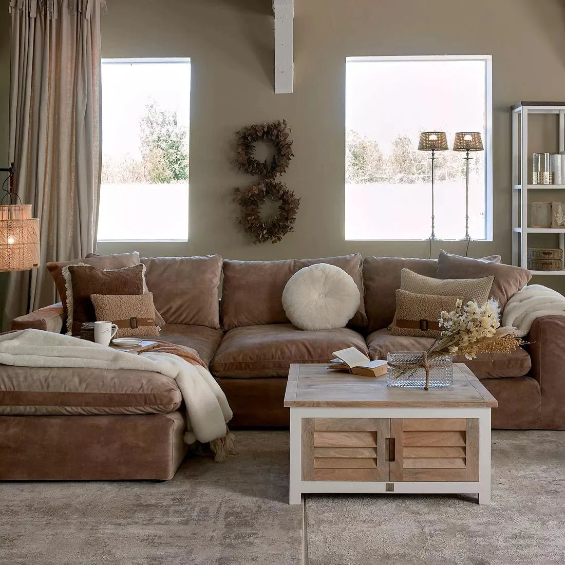 Riviera Maison Couchtisch Pacifica, 90x90-8720142204327-Stil-Ambiente-456160