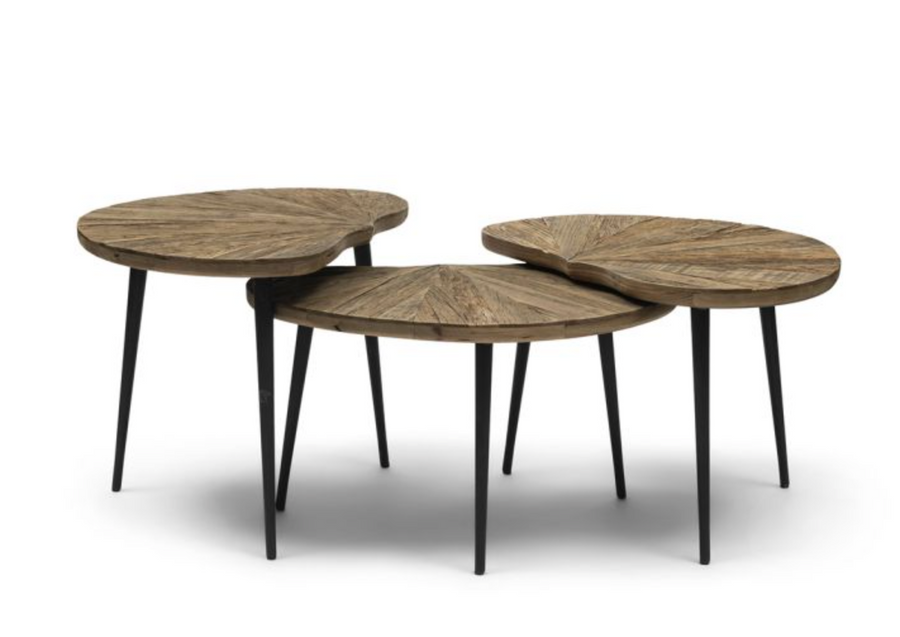 Riviera Maison Couchtisch Palm Springs, Set von 3-8720794115163-Stil-Ambiente-547130