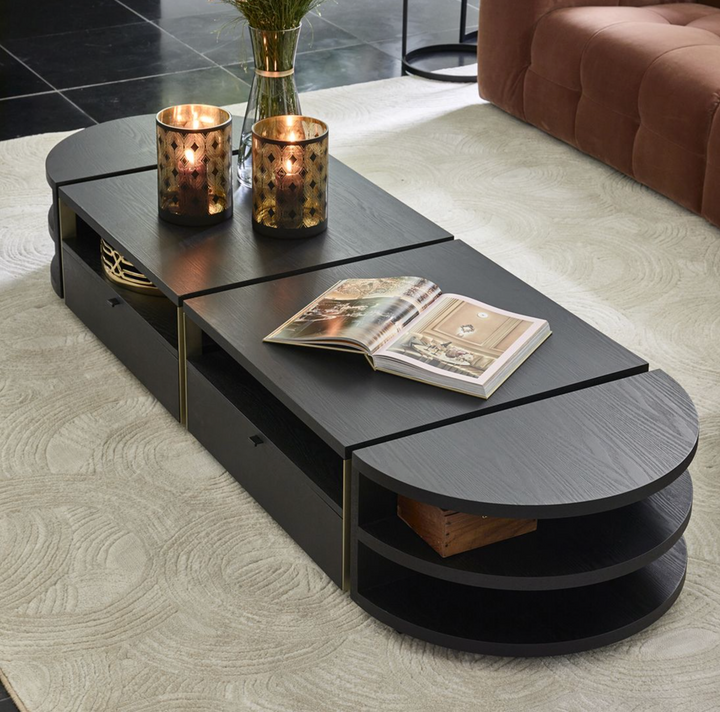 Riviera Maison Couchtisch Savannah, 70x70-8720142143190-Stil-Ambiente-511390