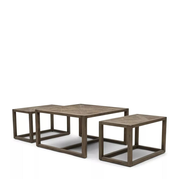Riviera Maison Couchtisch Set Romora Bay 80x80CM-8720794061897-Stil-Ambiente-537540