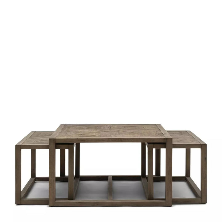 Riviera Maison Couchtisch Set Romora Bay 80x80CM-8720794061897-Stil-Ambiente-537540