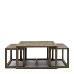 Riviera Maison Couchtisch Set Romora Bay 80x80CM-8720794061897-Stil-Ambiente-537540