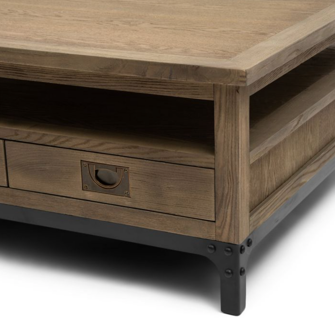 Riviera Maison Couchtisch The Hoxton, 90x90-8720794107274-Stil-Ambiente-543510
