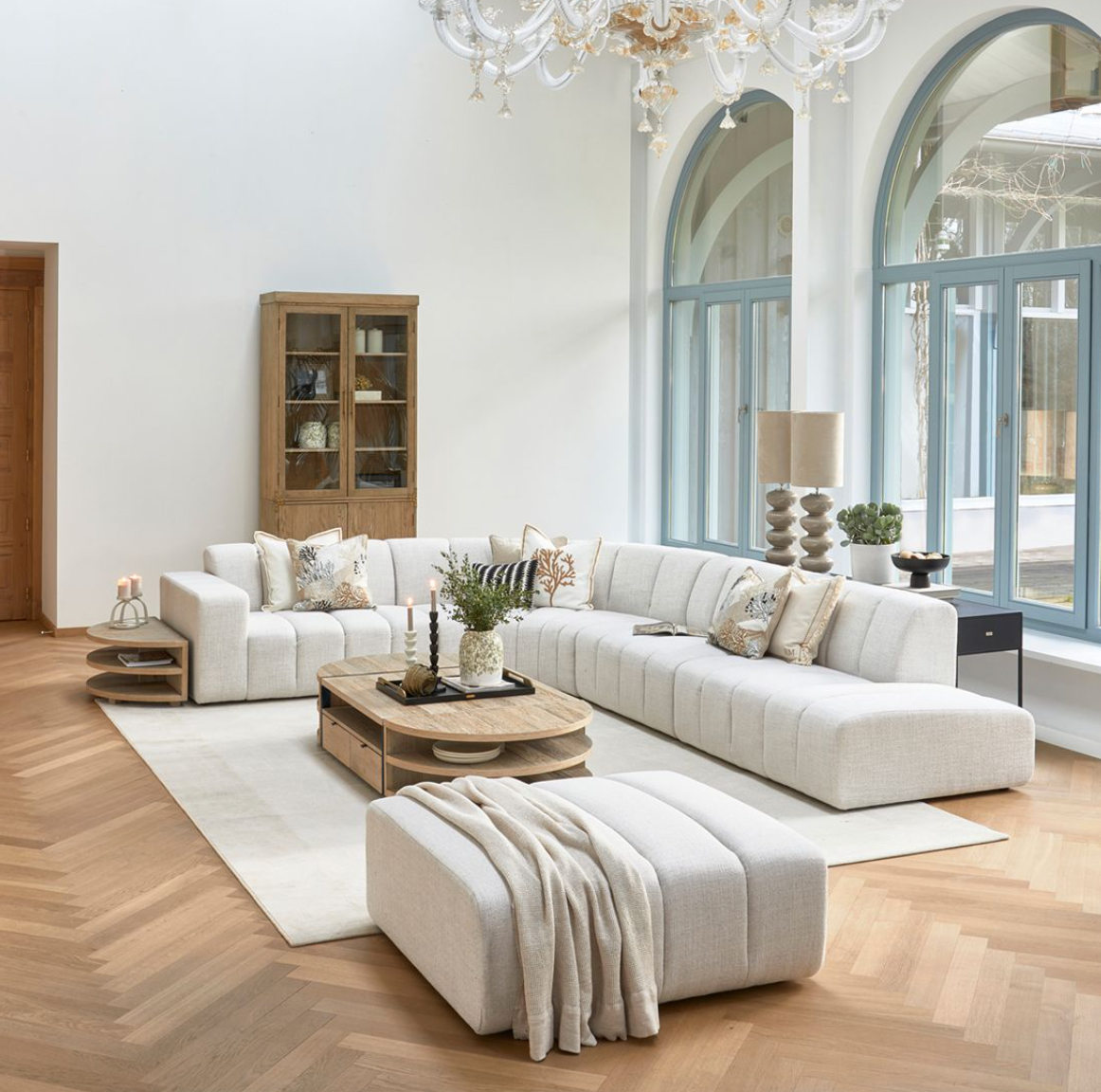 Riviera Maison Dazzle Lounger L Antique White-8720794001138-Stil-Ambiente-8226001